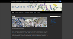 Desktop Screenshot of ceramicherebora.it